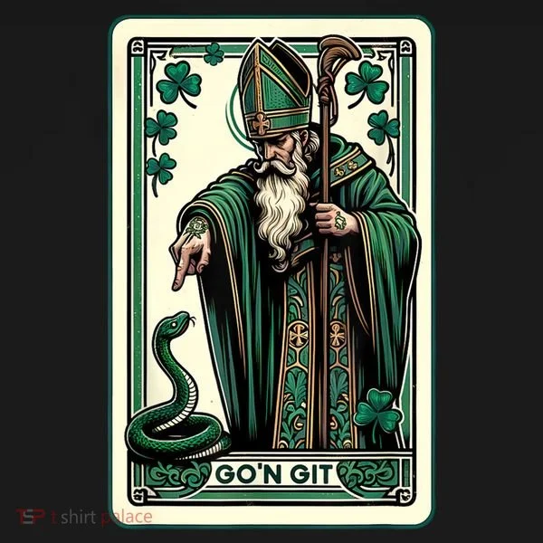 Tarot Card Funny St Patricks Day Gon Git St Patrick Toddler Hoodie