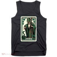 Tarot Card Funny St Patricks Day Gon Git St Patrick Tank Top thumb 0