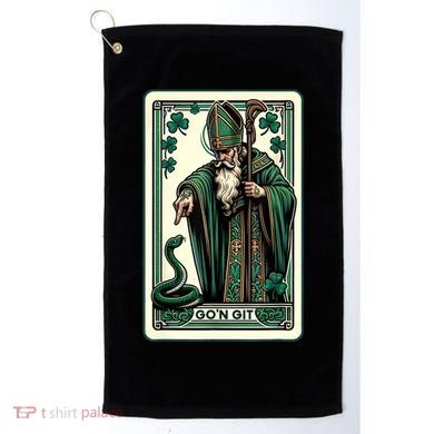 Tarot Card Funny St Patricks Day Gon Git St Patrick Golf Towel