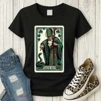 Tarot Card Funny St Patricks Day Gon Git St Patrick Women's T-Shirt thumb 3