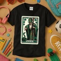 Tarot Card Funny St Patricks Day Gon Git St Patrick Kids T-Shirt thumb 3