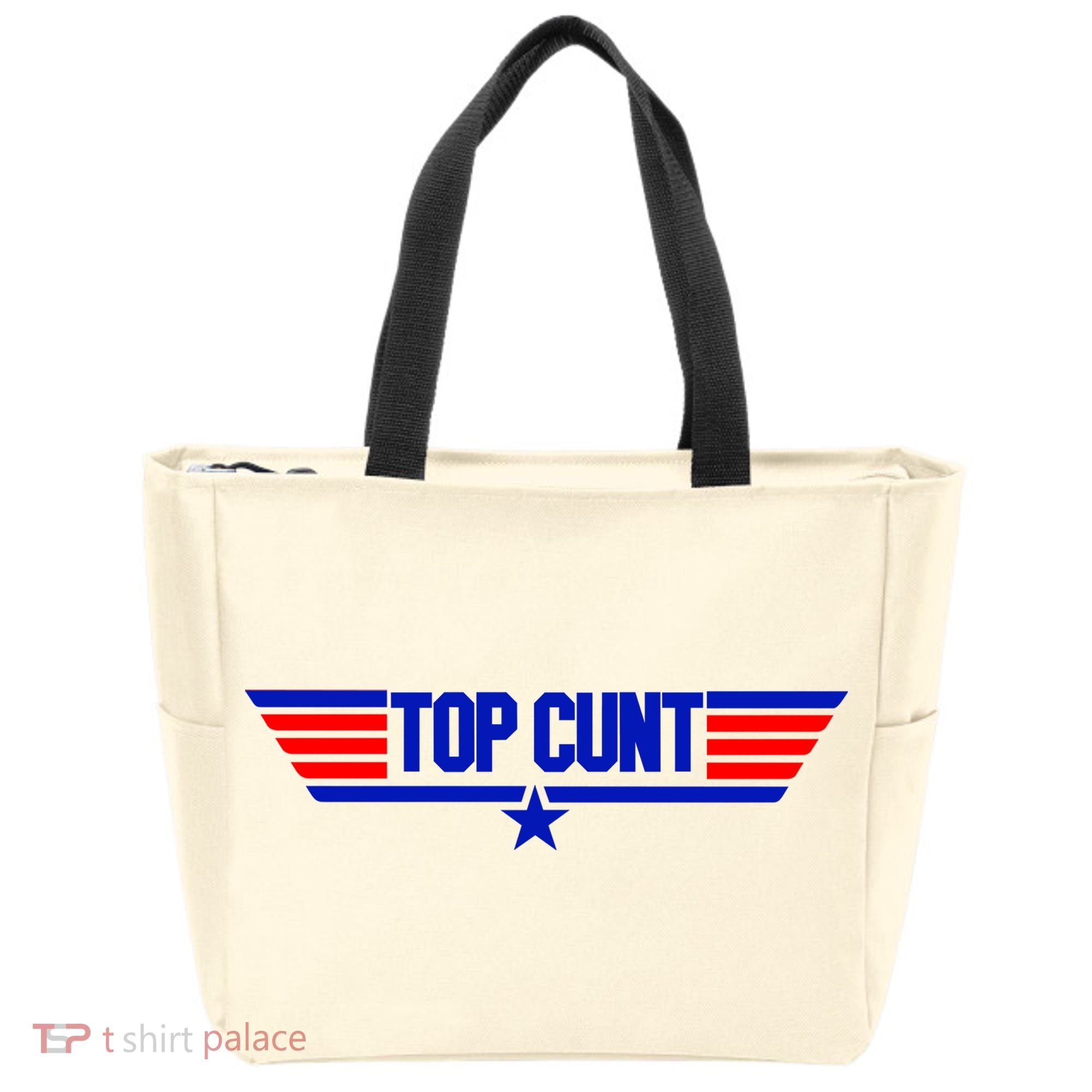 Top Cunt Funny Parody Tote Bag
