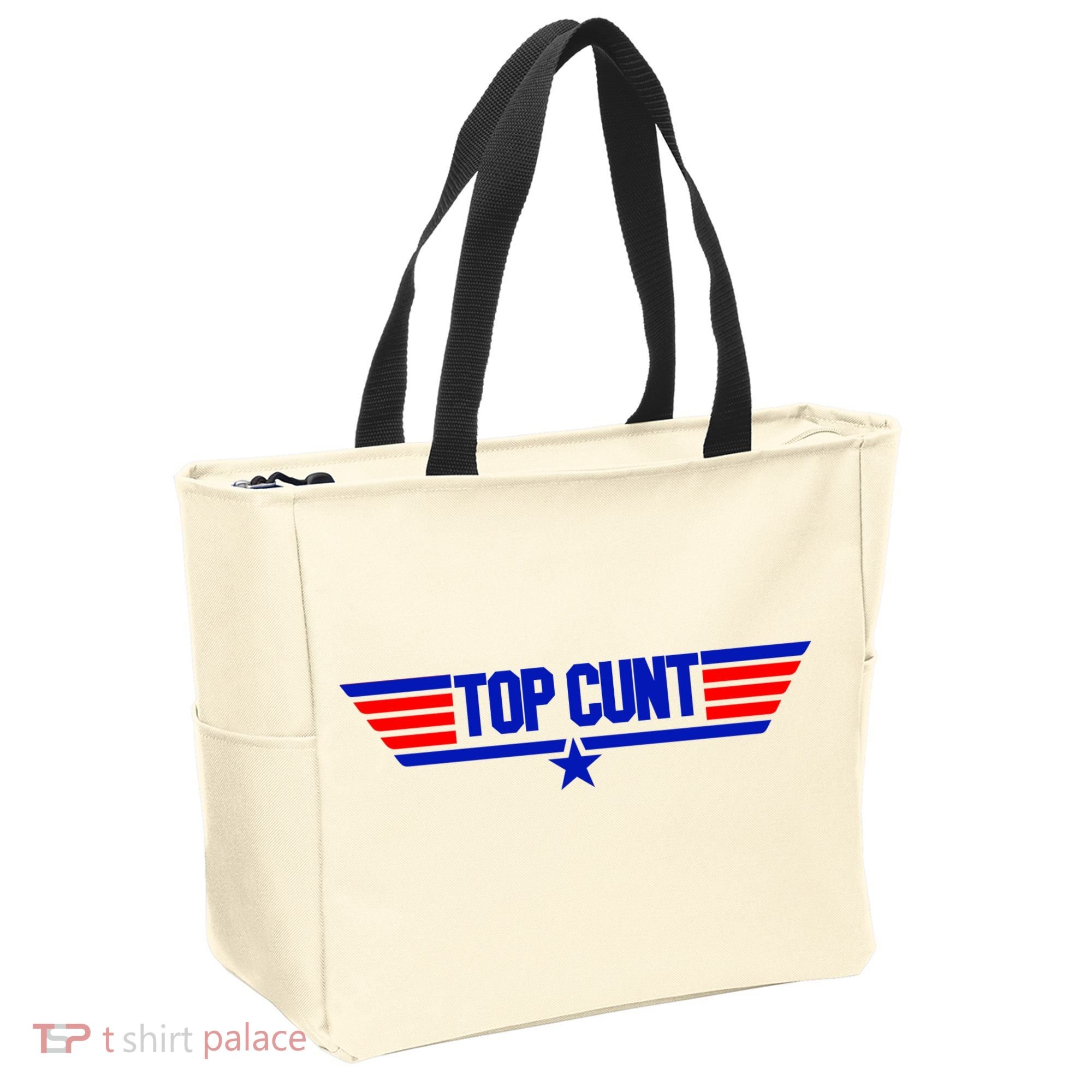 Top Cunt Funny Parody Tote Bag