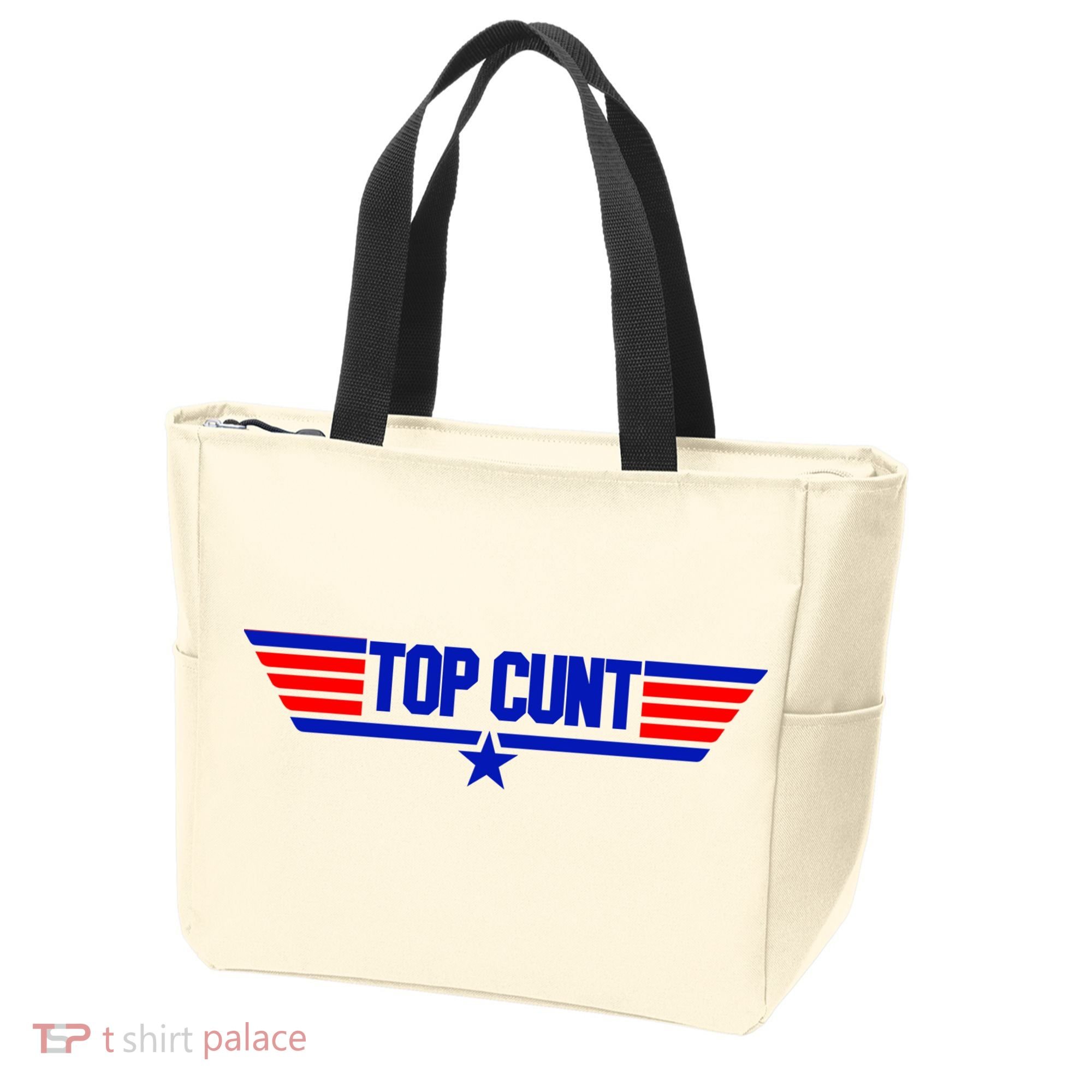 Top Cunt Funny Parody Tote Bag
