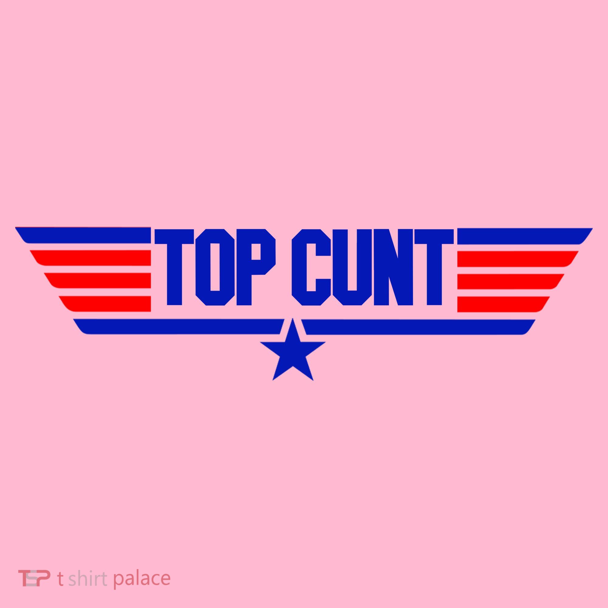 Top Cunt Funny Parody Coaster
