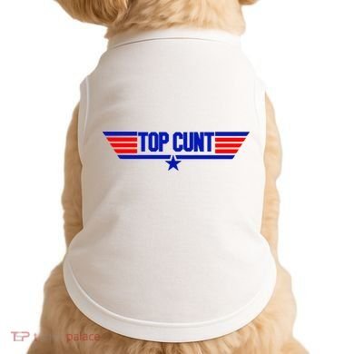 Top Cunt Funny Parody Doggie Tank
