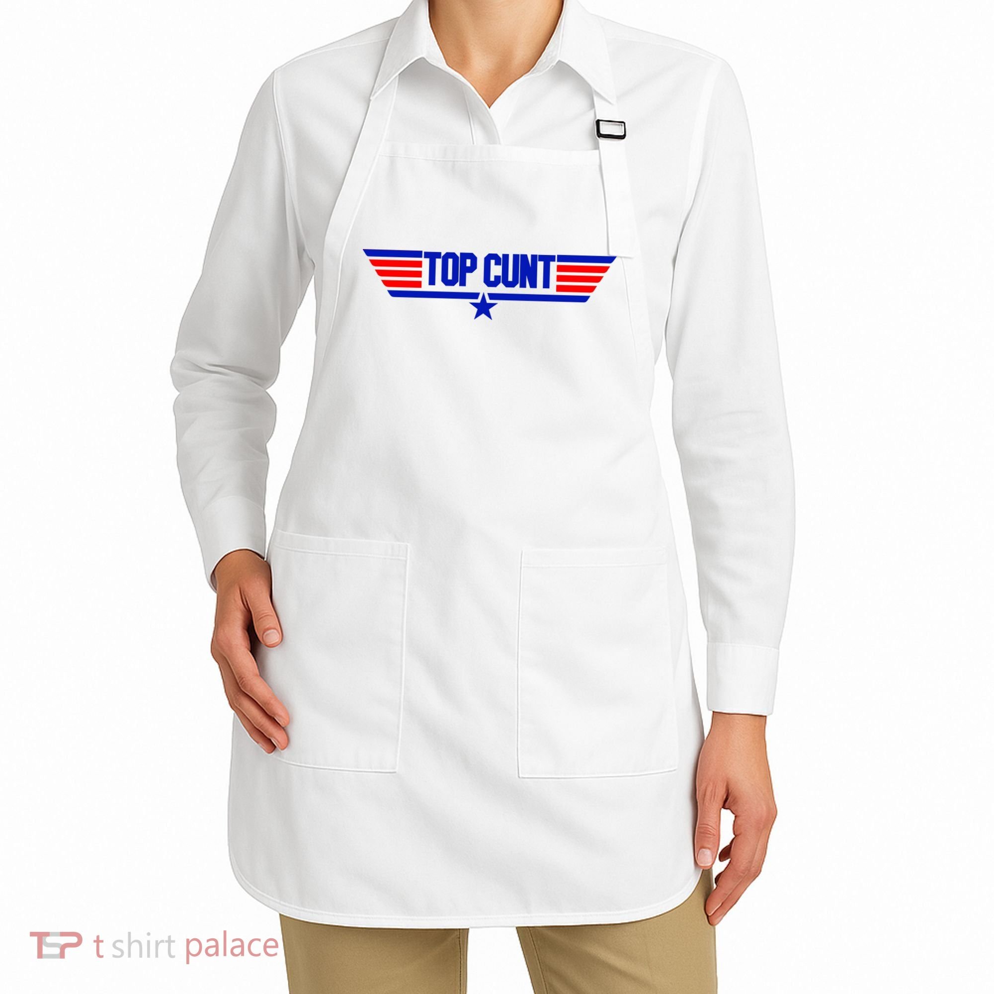 Top Cunt Funny Parody Apron