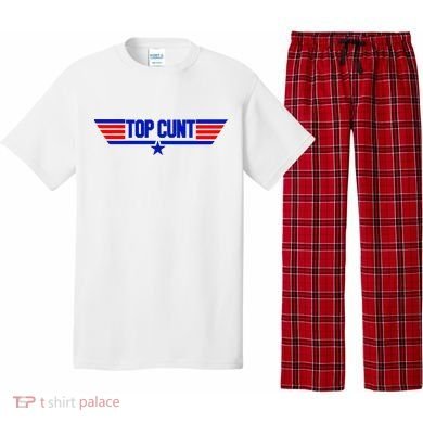 Top Cunt Funny Parody Pajama Set