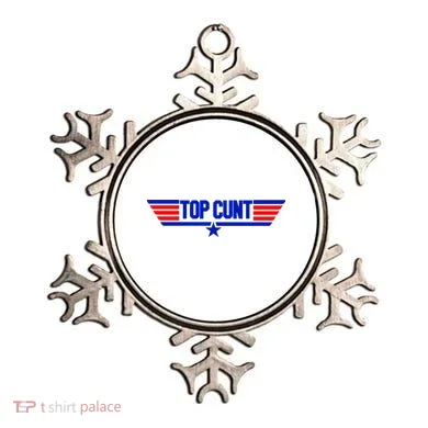 Top Cunt Funny Parody Ornament