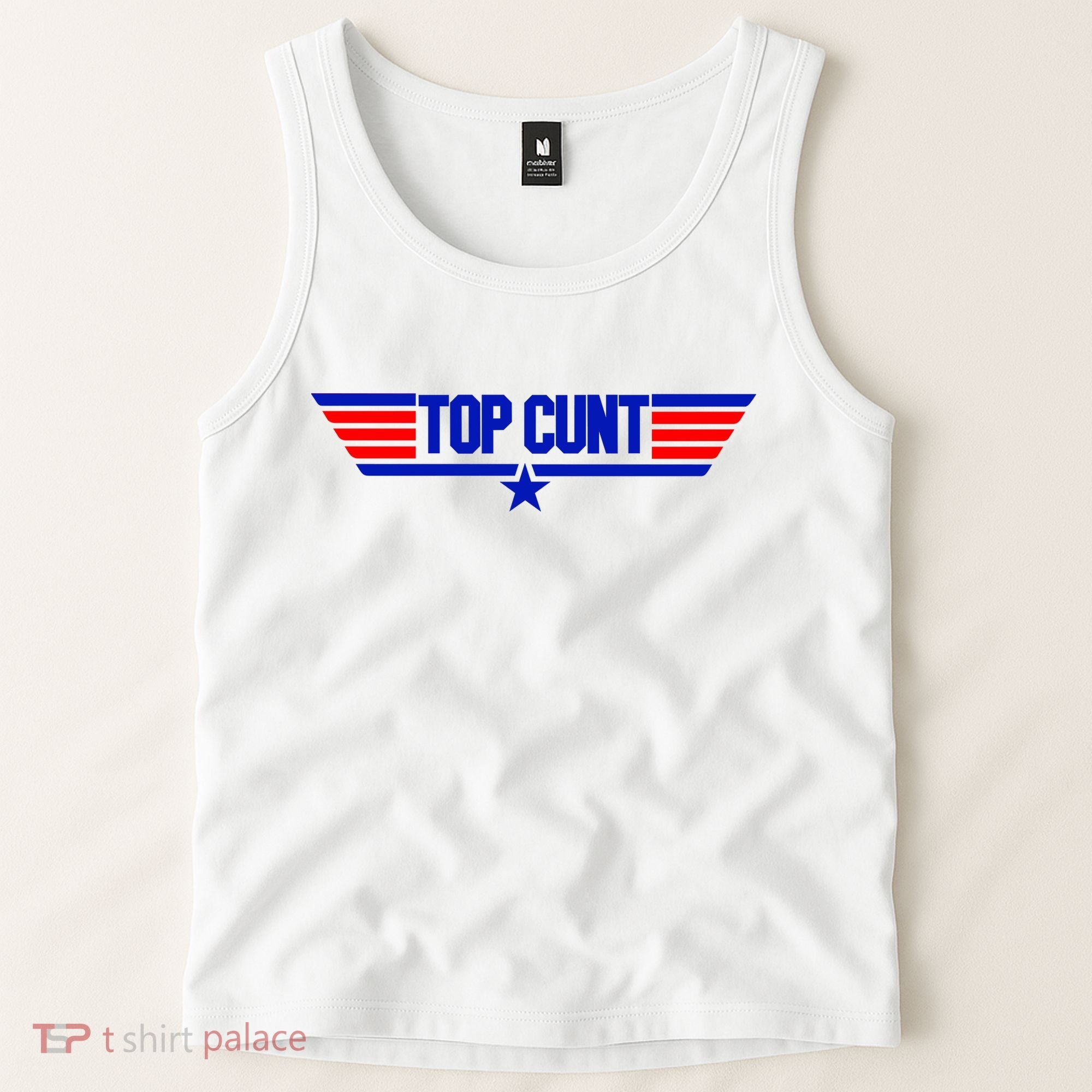 Top Cunt Funny Parody Tank Top