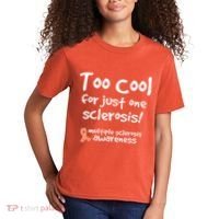Too Cool For Just One Sclerosis Multiple Sclerosis Awareness Kids T-Shirt thumb 2