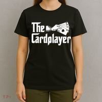 The Cardplayer Funny Poker Card Player Casino Gambler T-Shirt thumb 4