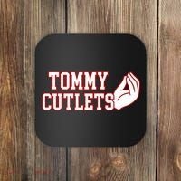 Tommy Cutlets Football Quarterback Ny Italian Hand Gesture Coaster thumb 0