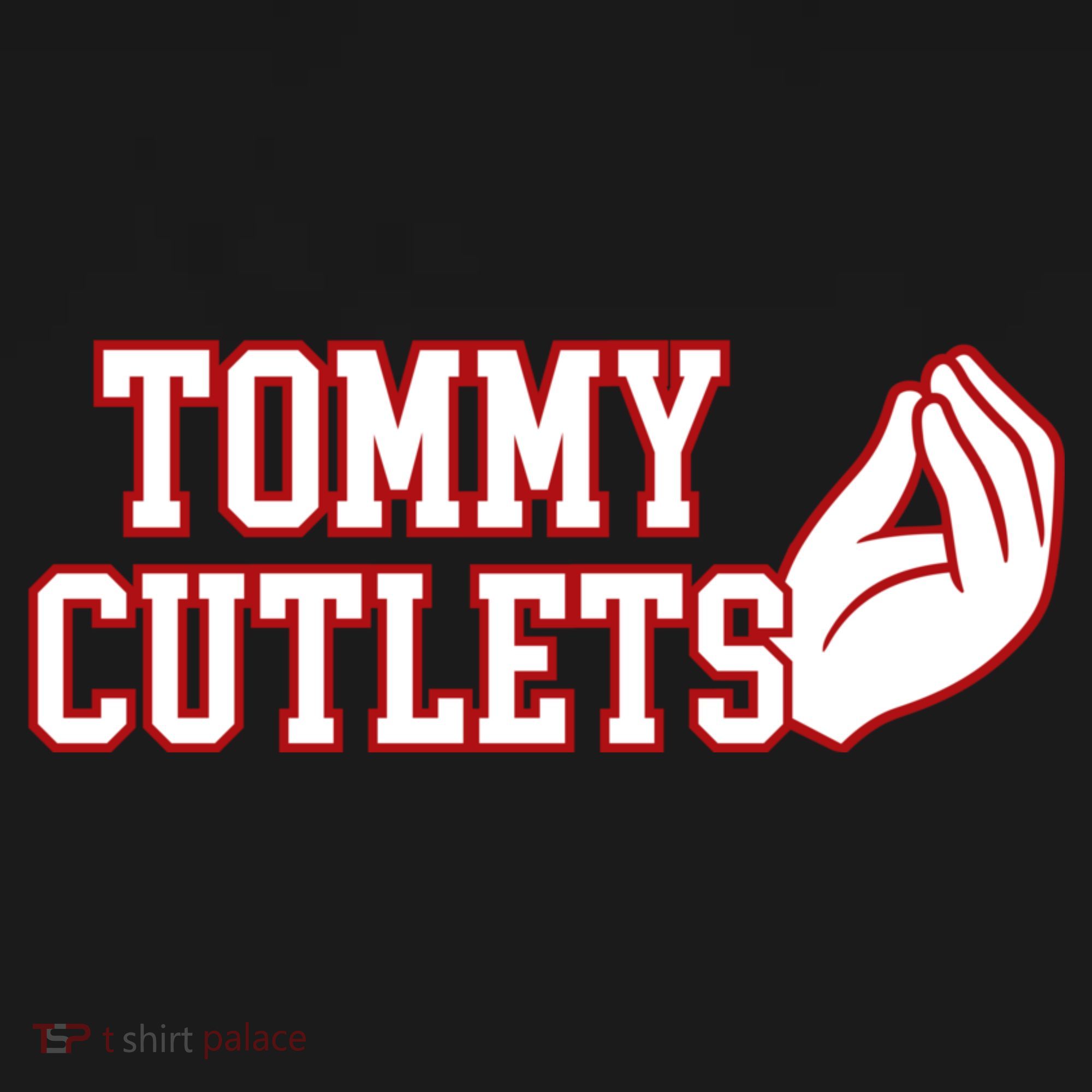 Tommy Cutlets Football Quarterback Ny Italian Hand Gesture Women's Hoodie