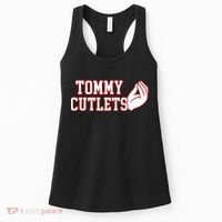 Tommy Cutlets Football Quarterback Ny Italian Hand Gesture Women's Tank Top thumb 0