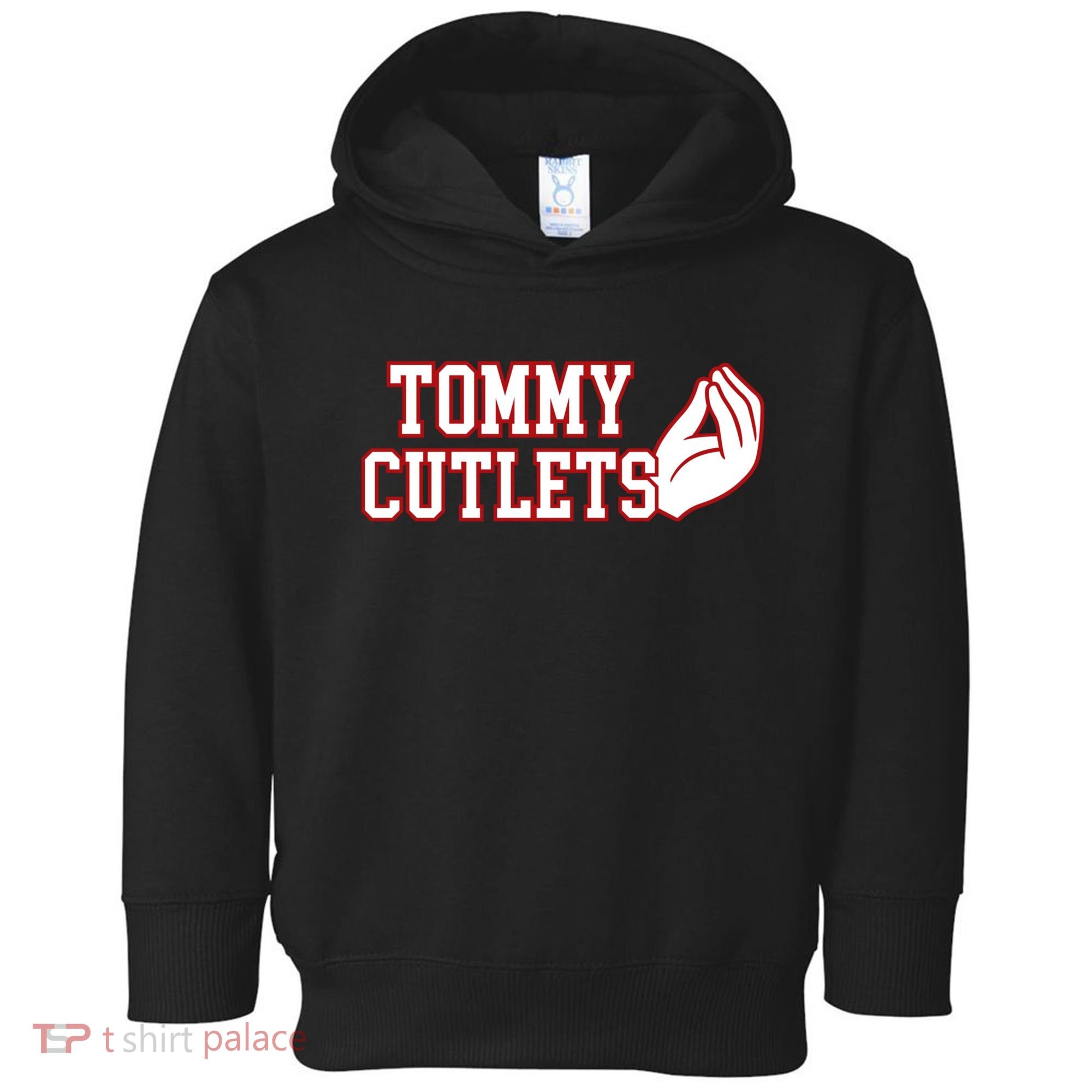 Tommy Cutlets Football Quarterback Ny Italian Hand Gesture Toddler Hoodie
