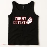 Tommy Cutlets Football Quarterback Ny Italian Hand Gesture Tank Top thumb 2