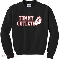 Tommy Cutlets Football Quarterback Ny Italian Hand Gesture Kids Sweatshirt thumb 0