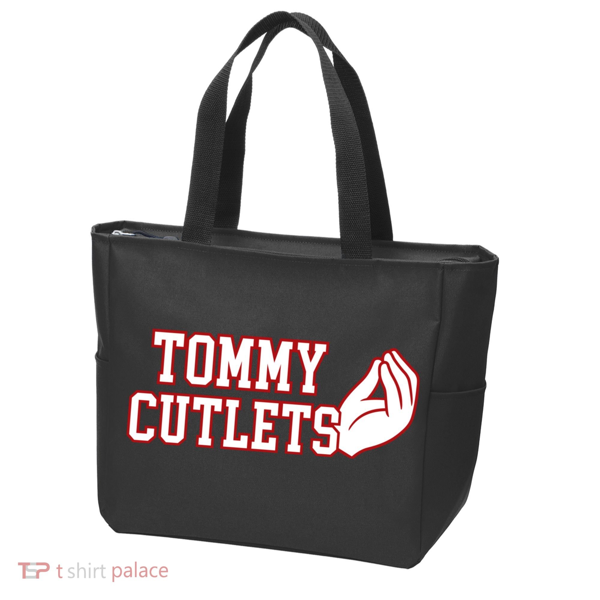 Tommy Cutlets Football Quarterback Ny Italian Hand Gesture Tote Bag