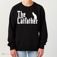 The Catfather Funny Cat Dad Father Lover Women's Sweatshirt thumb 0