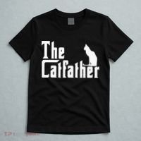 The Catfather Funny Cat Dad Father Lover T-Shirt thumb 5
