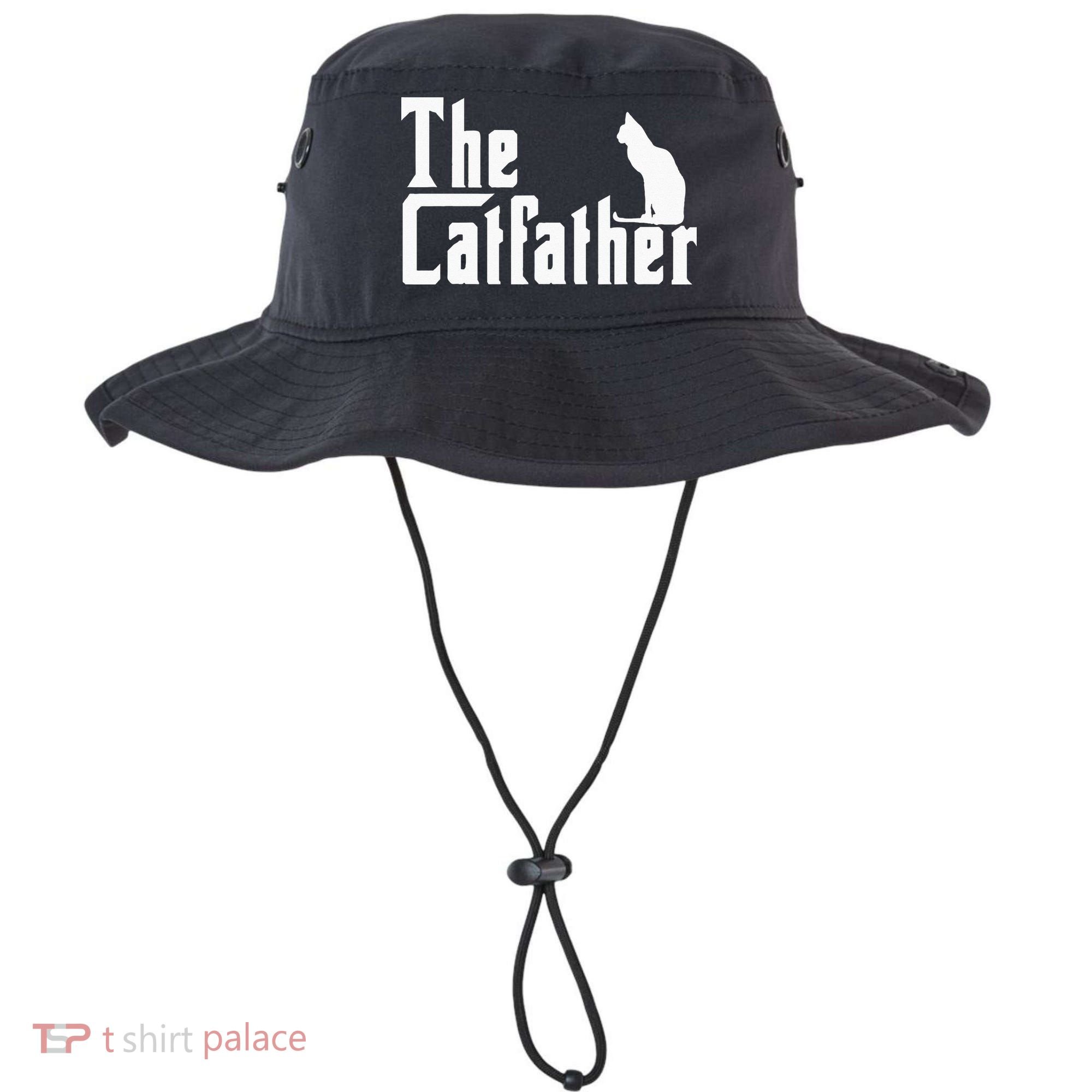 The Catfather Funny Cat Dad Father Lover Bucket Hat