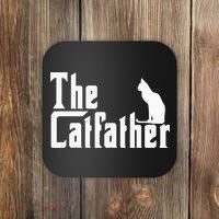 The Catfather Funny Cat Dad Father Lover Coaster thumb 0