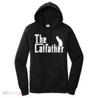 The Catfather Funny Cat Dad Father Lover Women's Hoodie thumb 0