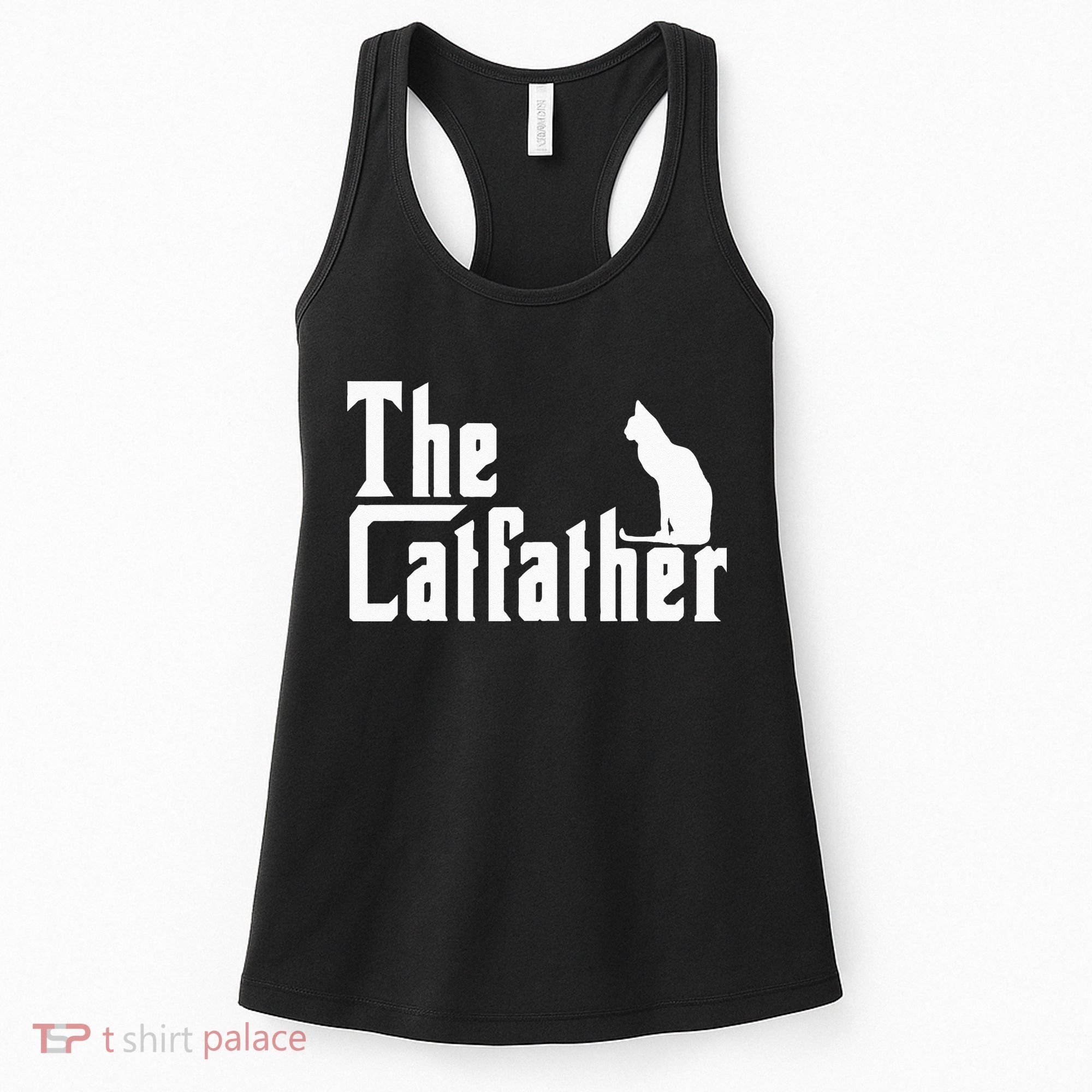 The Catfather Funny Cat Dad Father Lover Women's Tank Top