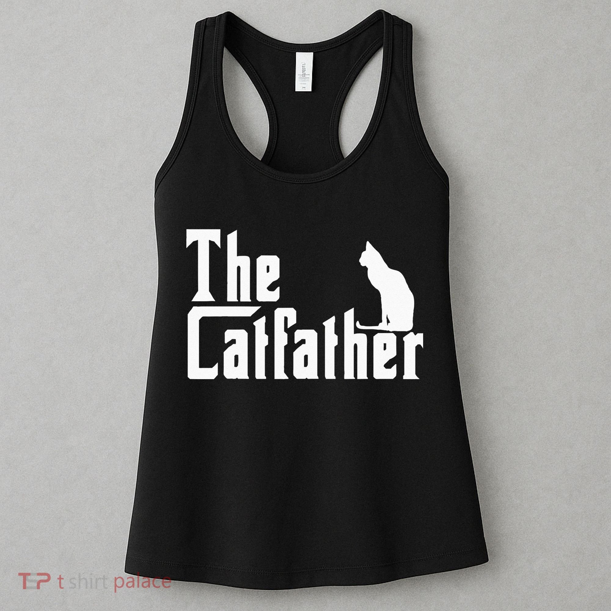 The Catfather Funny Cat Dad Father Lover Women's Tank Top