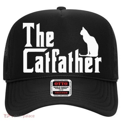The Catfather Funny Cat Dad Father Lover Hat