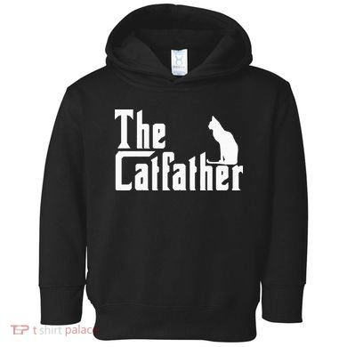 The Catfather Funny Cat Dad Father Lover Toddler Hoodie