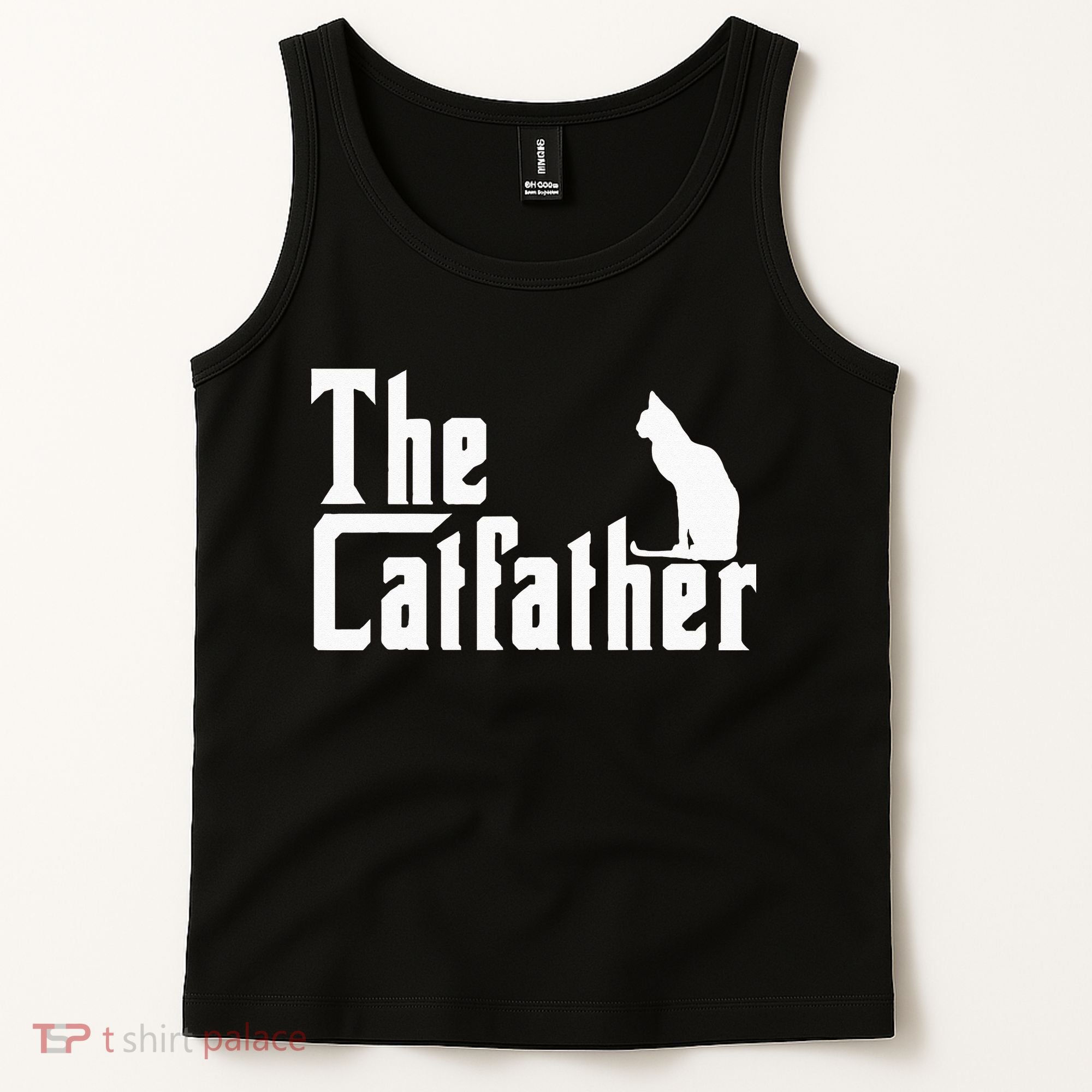 The Catfather Funny Cat Dad Father Lover Tank Top