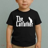 The Catfather Funny Cat Dad Father Lover Toddler T-Shirt thumb 2