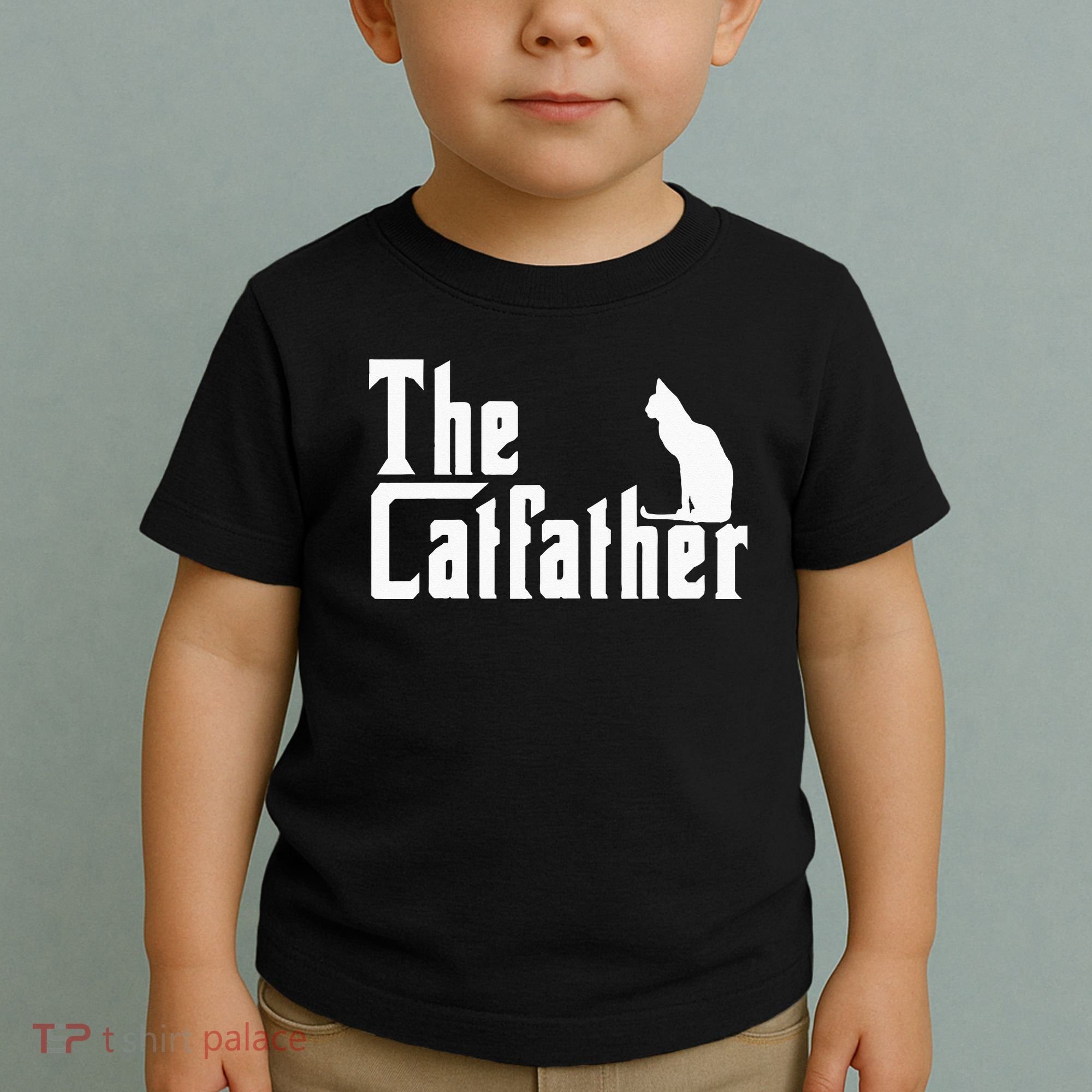 The Catfather Funny Cat Dad Father Lover Toddler T-Shirt