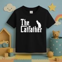 The Catfather Funny Cat Dad Father Lover Toddler T-Shirt thumb 3