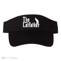 The Catfather Funny Cat Dad Father Lover Visor thumb 0