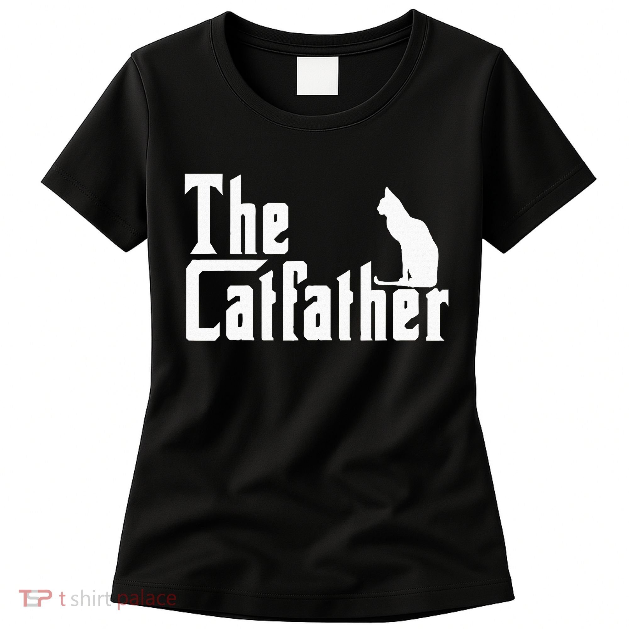 The Catfather Funny Cat Dad Father Lover Women's T-Shirt
