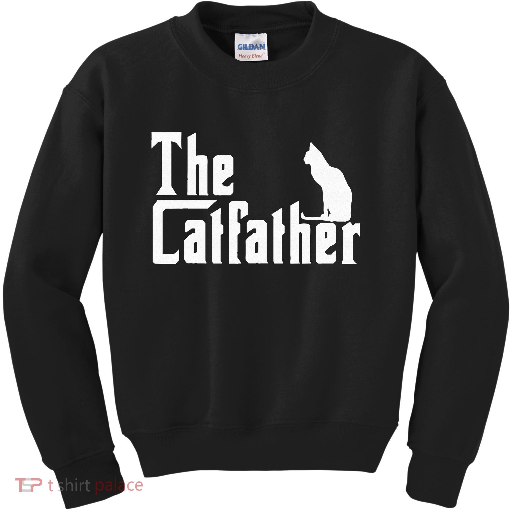 The Catfather Funny Cat Dad Father Lover Kids Sweatshirt
