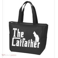 The Catfather Funny Cat Dad Father Lover Tote Bag thumb 3