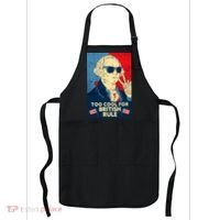 Too Cool For British Rule George Washington 4th of July Apron thumb 0
