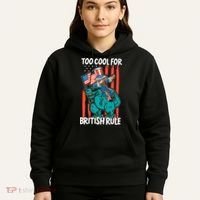 Too Cool For British Rule 4th Of July American Dinosaur Hoodie thumb 5