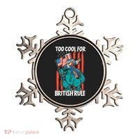 Too Cool For British Rule 4th Of July American Dinosaur Ornament thumb 0