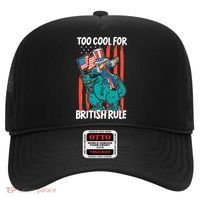 Too Cool For British Rule 4th Of July American Dinosaur Hat thumb 0
