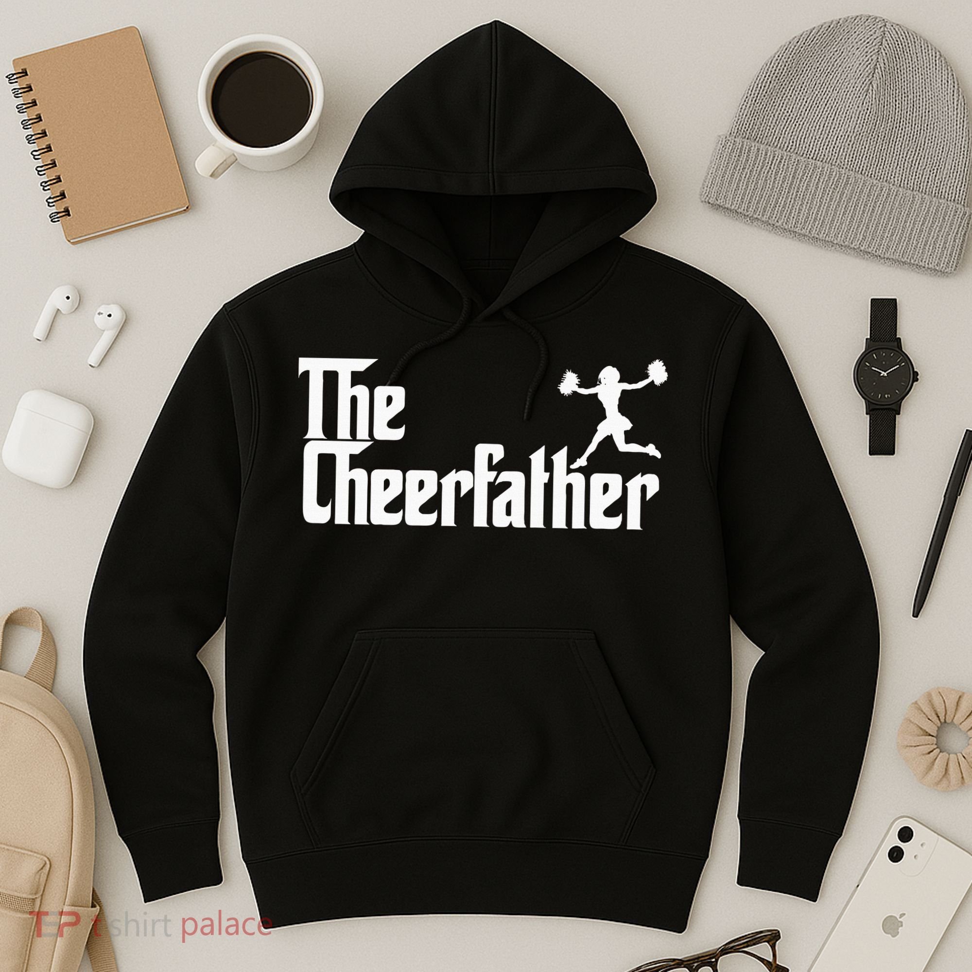 The Cheer Father Funny Cheerleader Father Dad Gift Hoodie