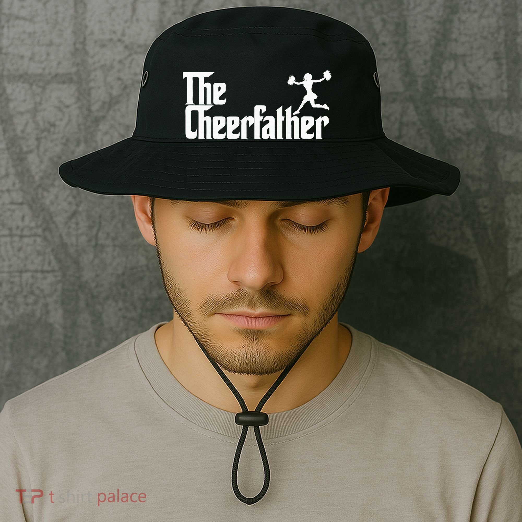 The Cheer Father Funny Cheerleader Father Dad Gift Bucket Hat