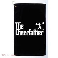 The Cheer Father Funny Cheerleader Father Dad Gift Golf Towel thumb 0