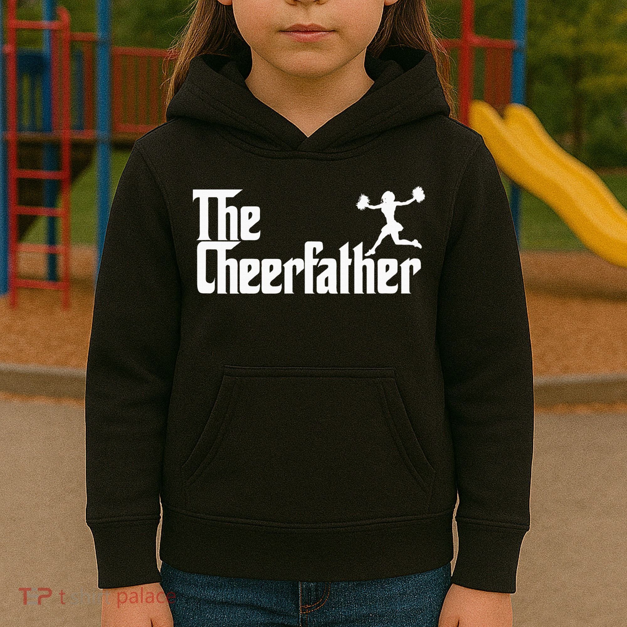 The Cheer Father Funny Cheerleader Father Dad Gift Kids Hoodie