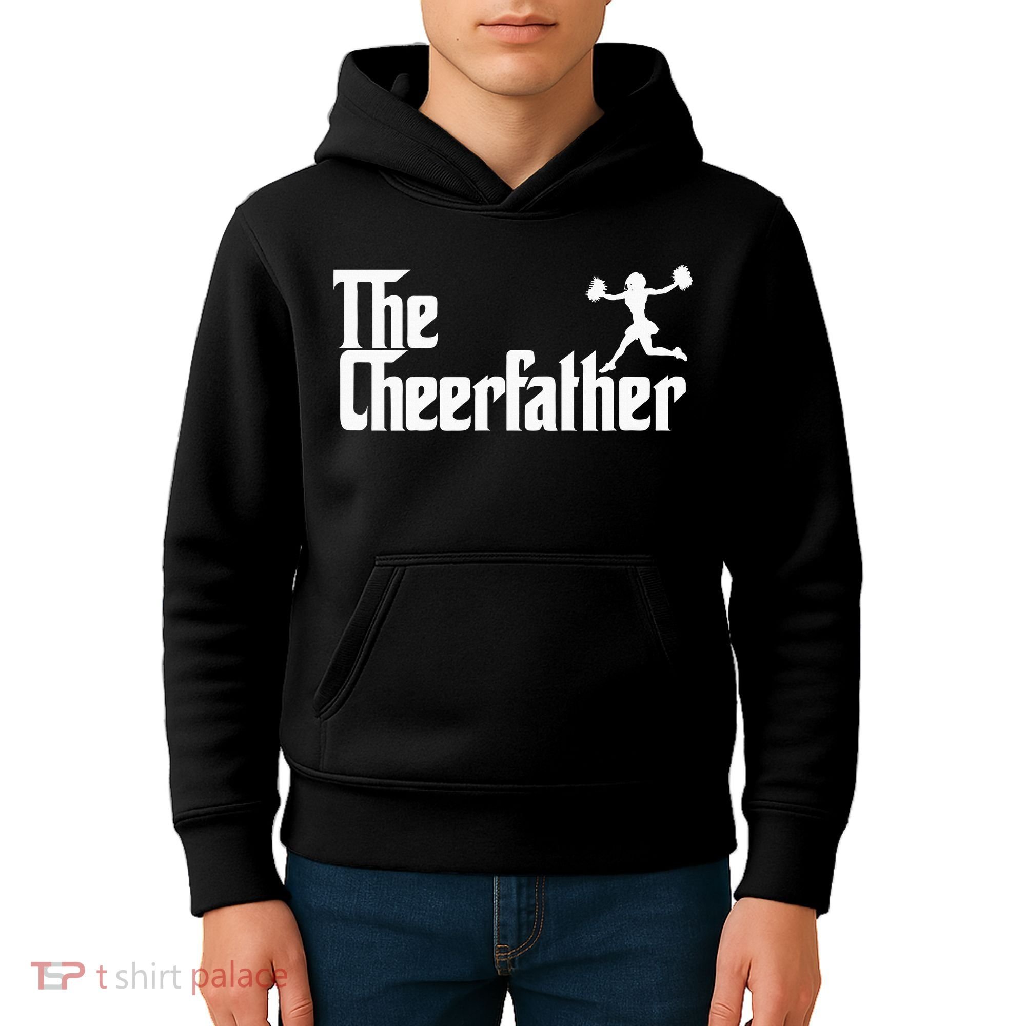 The Cheer Father Funny Cheerleader Father Dad Gift Kids Hoodie