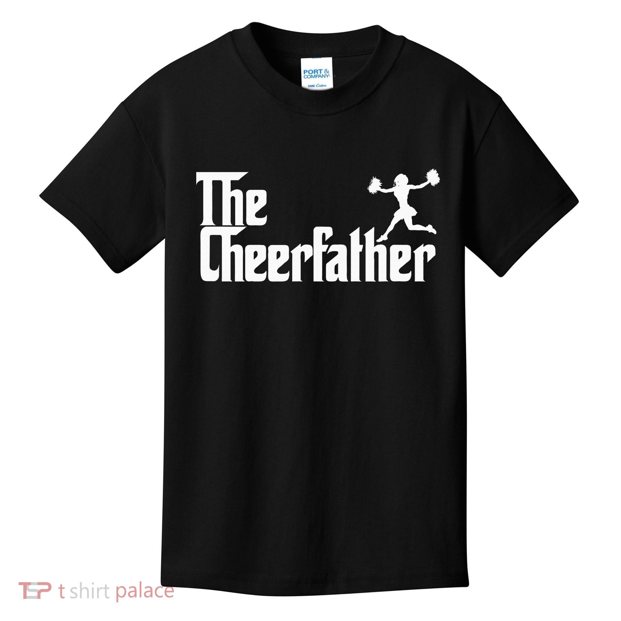 The Cheer Father Funny Cheerleader Father Dad Gift Kids T-Shirt